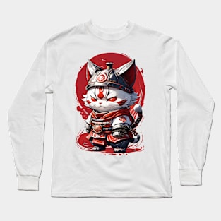 Samurai Cat 13 Long Sleeve T-Shirt